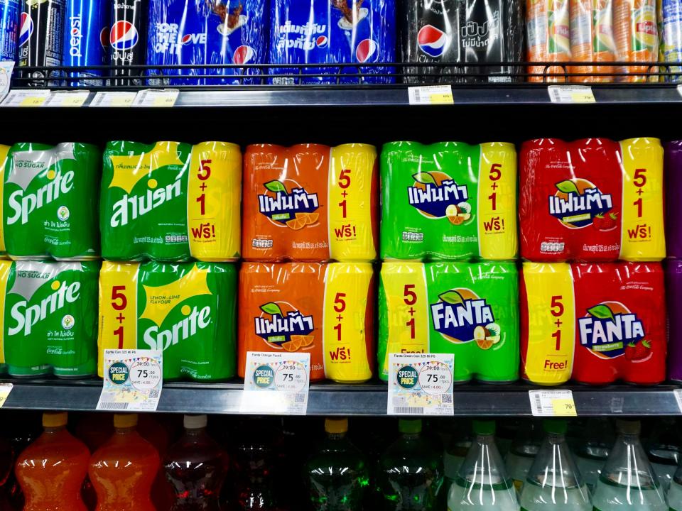 fanta on thai market shelves