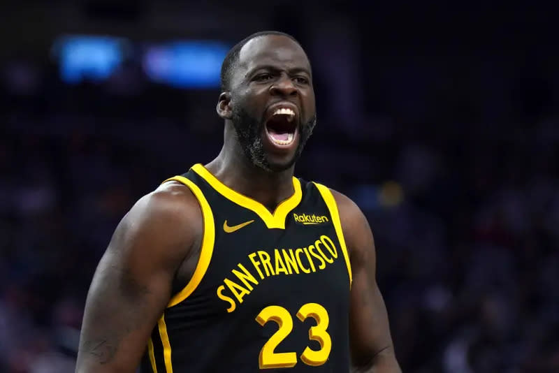 ▲Draymond Green再度揮拳恐遭禁賽，李亦伸將為大家解析他缺陣對勇士的影響。（圖／美聯社／達志影像）