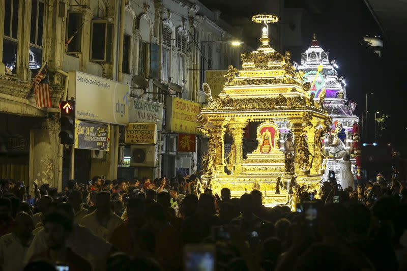 The Lord Muruga chariot procession will be allowed to travel from Maha Mariamman and back. ― Picture by Yusof Mat Isa