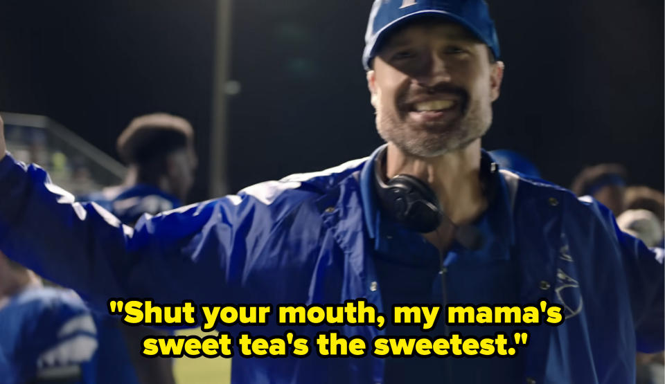 "Shut your mouth, my mama's sweet tea's the sweetest."