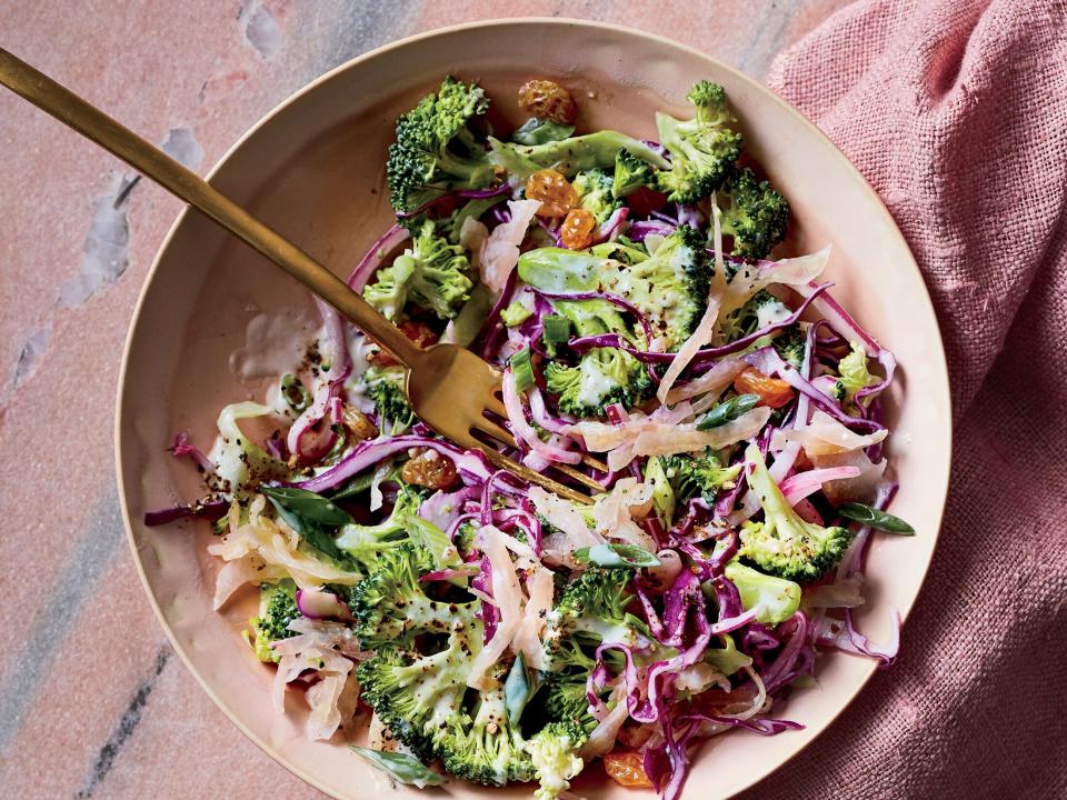 Broccoli-and-Kraut Slaw