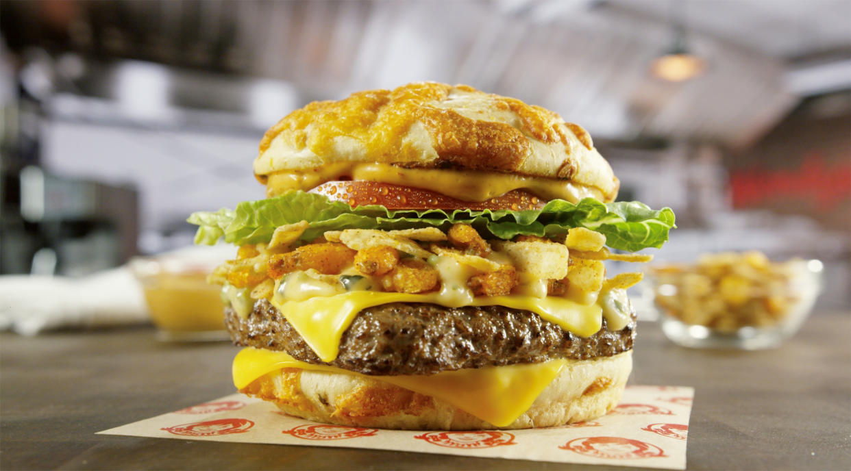 Loaded Nacho Cheeseburger  (Wendy's)