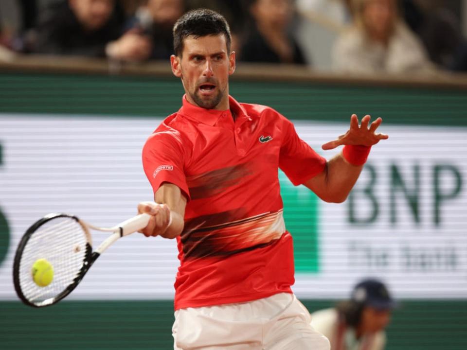 Djokovic made his grand slam return at the French Open on Monday  (Getty Images)