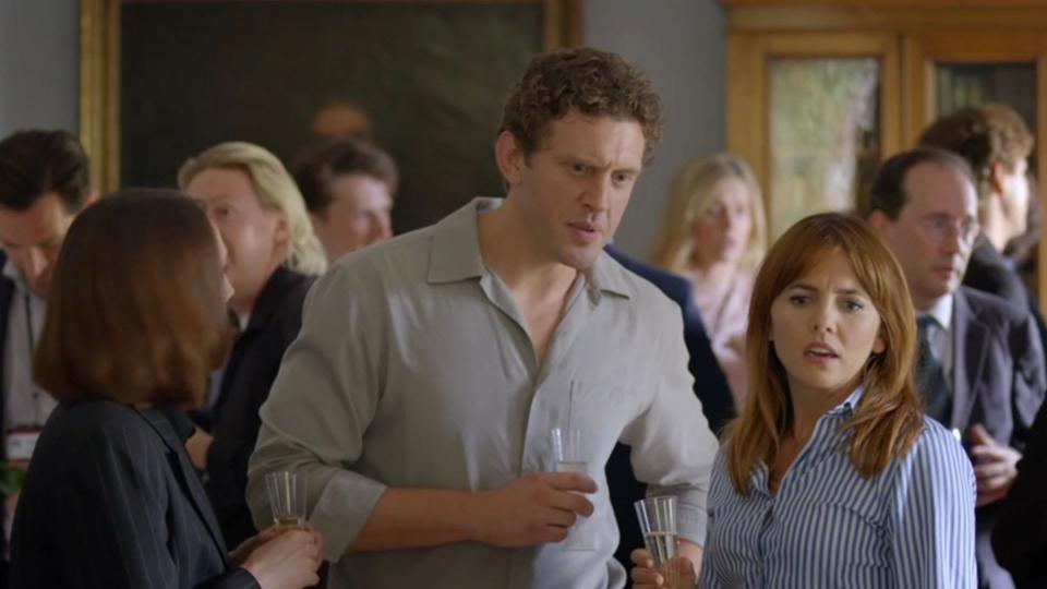 Tom Durant-Pritchard and Ophelia Lovibond in Partygate