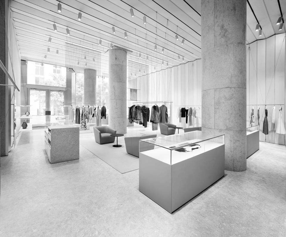 The Akris boutique in Washington, D.C., with an interior by David Chipperfield.