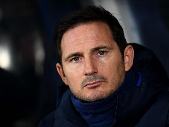 Lampard has played down the impact of the match on the race to qualify for the Champions League (Getty)