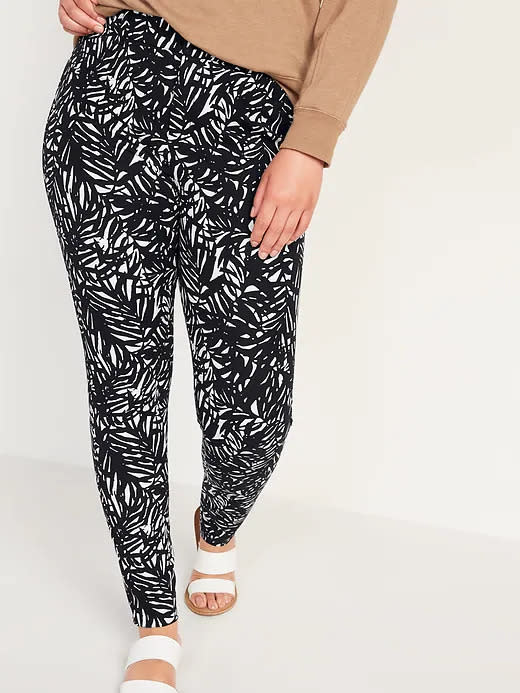 High-Waisted Pixie Full-Length Camo Pants. Image via Old Navy.