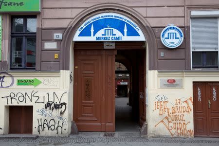 Picture shows the building with the Merkez mosque in Berlin Kreuzberg run by DITIB, Germany, February 23, 2017. REUTERS/Christian Mang