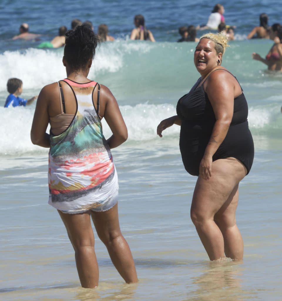 Australian Idol reunion: Casey Donovan and Paulini Curuenavuli, 3rd January 2013. Source: Media-Mode