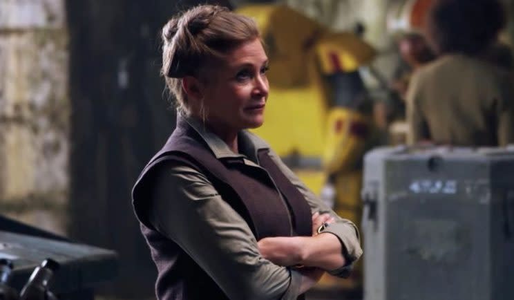 General Leia in Star Wars: The Force Awakens - Credit: Lucasfilm