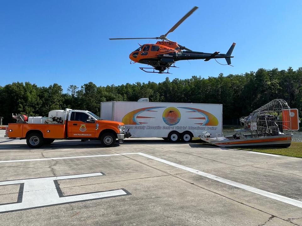 They might not be local but the Pasco County Mosquito Control has land, air, and sea units well represented in this year's graphics contest.