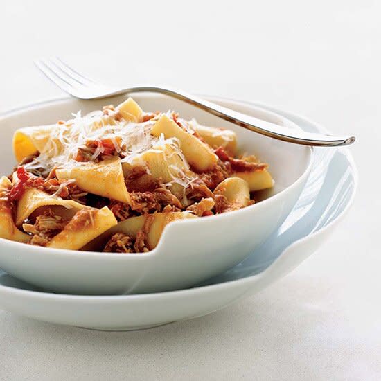 Pappardelle with Milk-Roasted Baby Goat Ragù