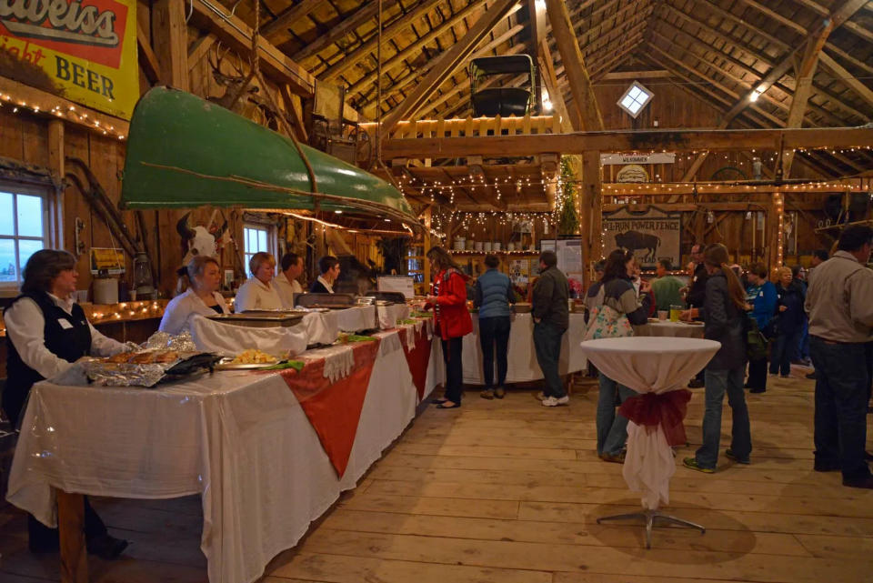 In this file photo, people gather at the Saxon Homestead Farm near Cleveland, Wisconsin.