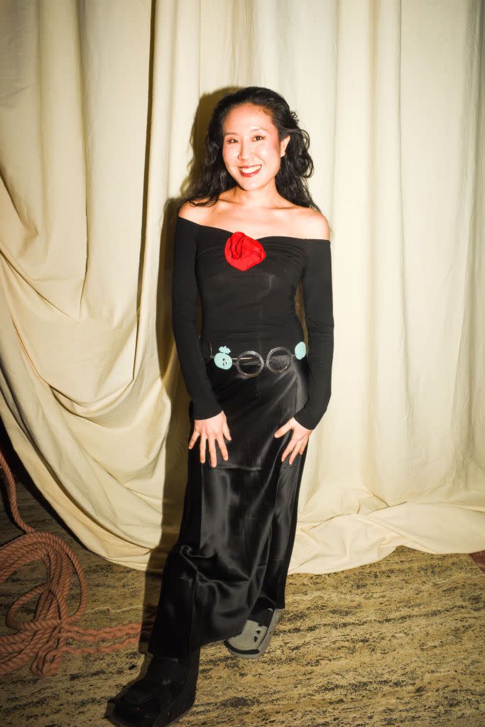 kim shui at reformation x new york city ballet collaboration launch and performance