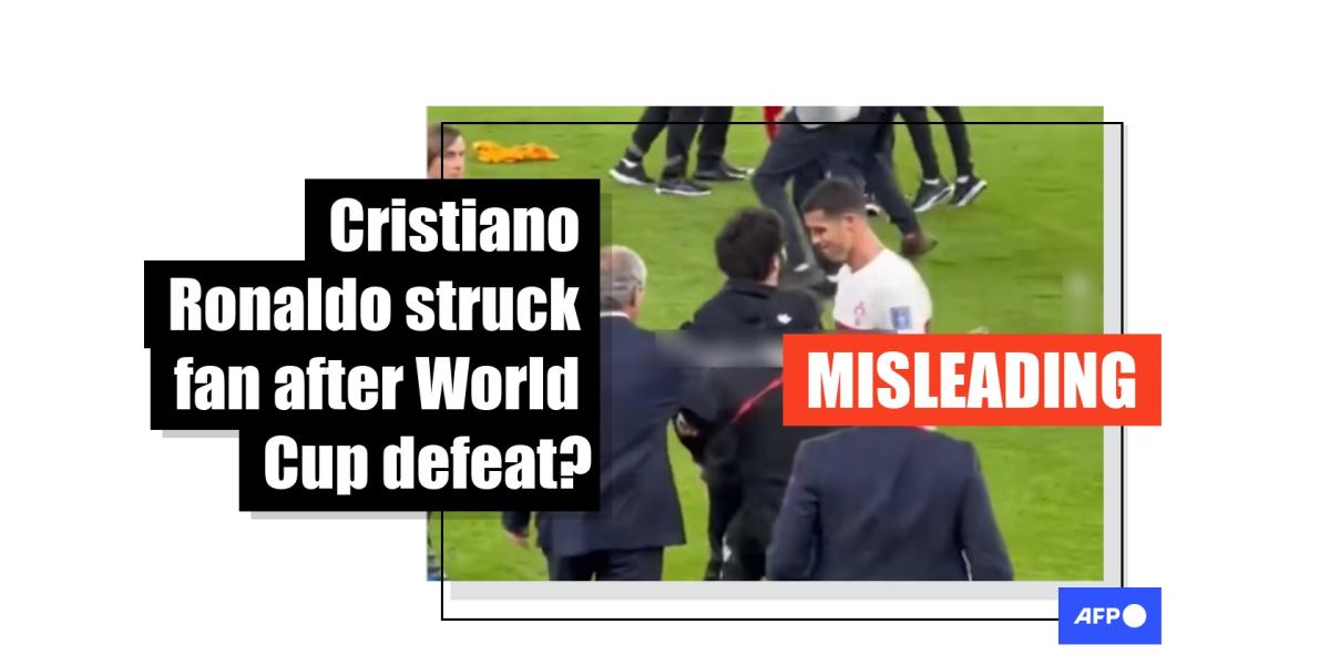 Incidente de Cristiano Ronaldo com intruso da Copa do Mundo é deturpado