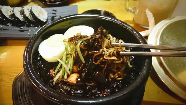 A delicious bowl of jajangmyeon is way better than a boyfriend. 