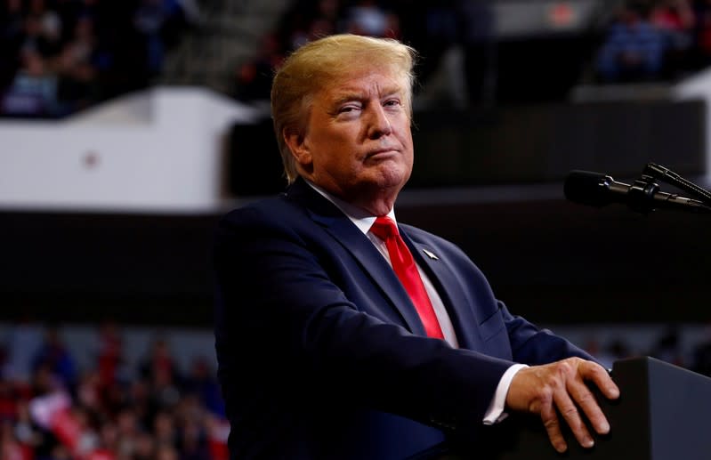 FILE PHOTO: President Donald Trump campaign rally in Bossier City, U.S.