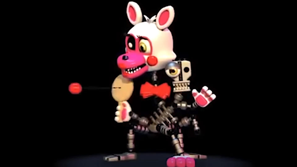 FNAF World Mangle with paddle-ball