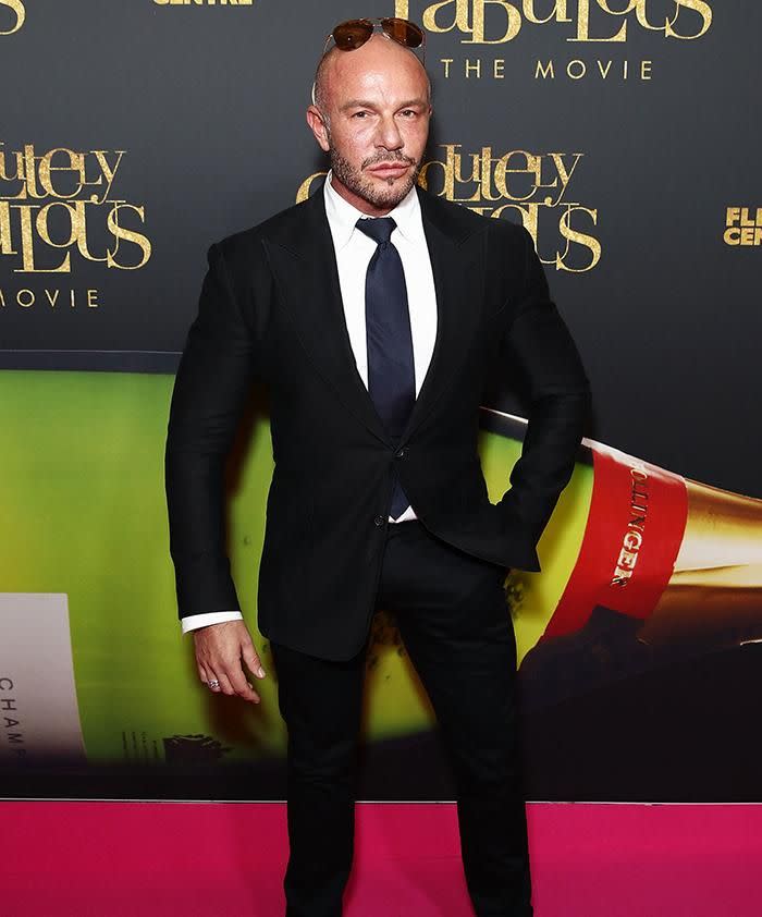 Alex Perry at Absolutely Fabulous premiere. Source: Getty