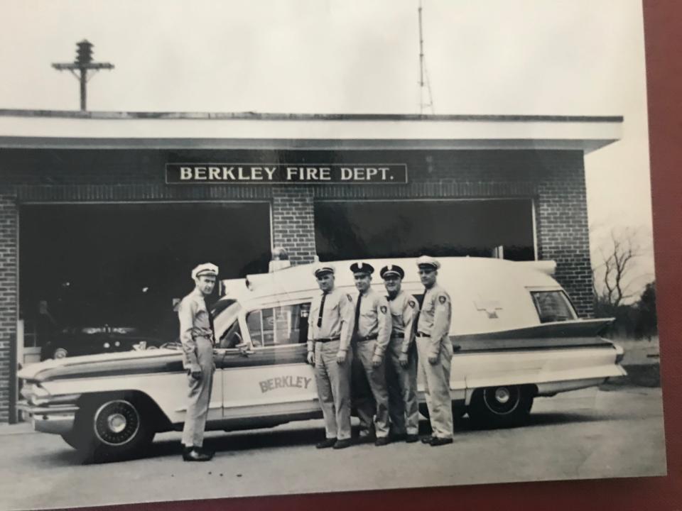 The Berkley Fire Department got its first ambulance circa  1960.