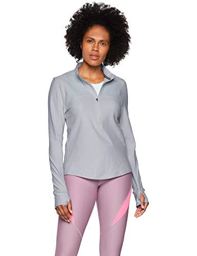 Under Armour Women's Qualifier Hybrid 1/2 Zip Warm-Up Top , Mod Gray (011)/Reflective , Small (Amazon / Amazon)