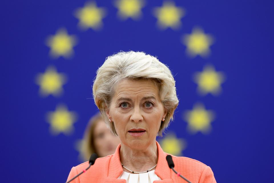 Ursula von der Leyen, the president of the European Commission (AP)