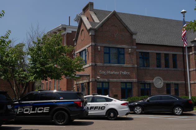 Sag Harbor Police Headquarters, where Timberlake reportedly spent the night in custody after being charged with drunk driving.