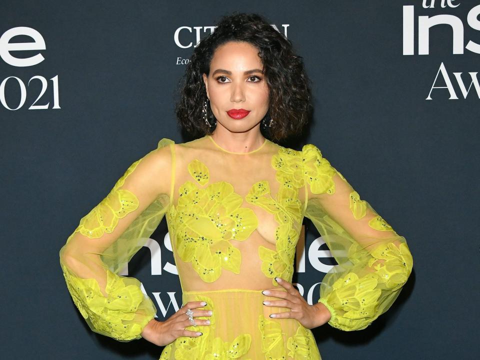 Jurnee Smollett at the 2021 InStyle Awards.