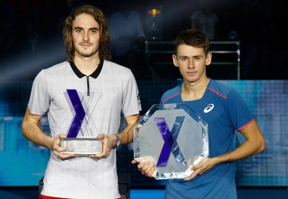 Stefano Tsitsipas and Alex de Minaur