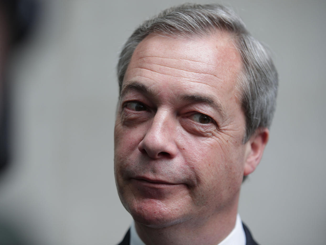 Nigel Farage has denied the allegations as ‘conspiratorial nonsense’: PA