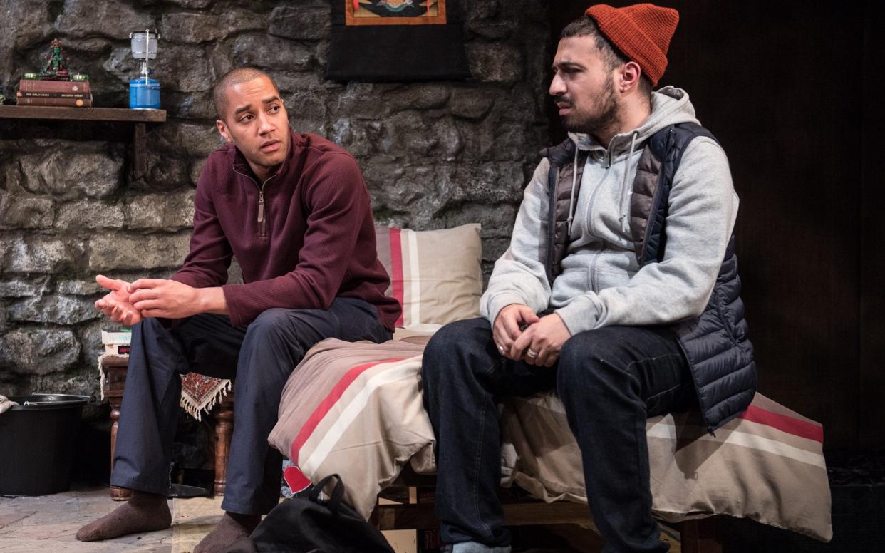 Samuel Anderson (Luke) and Adam Deacon (Tony) in Sam Bain's first stage play - CRAIG SUGDEN