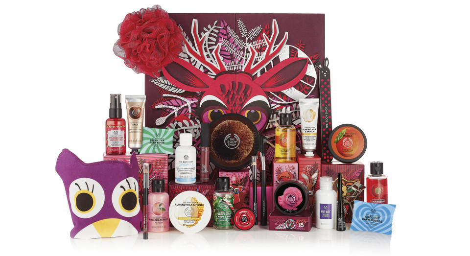 The Body Shop advent calendar, £45