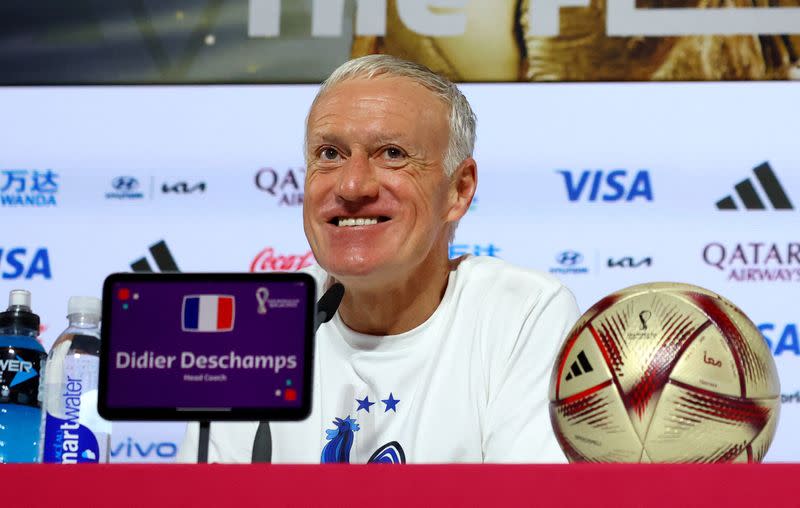 Fútbol - Copa Mundial de la FIFA Qatar 2022 - Conferencia de prensa de Francia