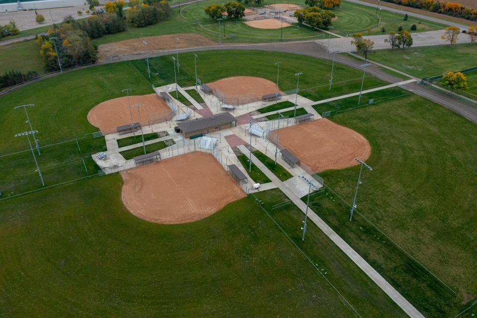 The Player's Softball Complex includes four 300-feet fields for recreational softball purposes