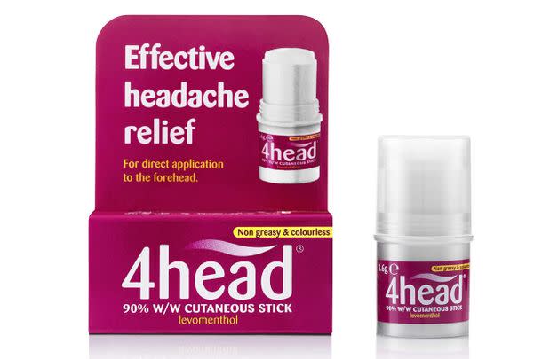 This 4head stick claims to get rid of your headache in less than two minutes – if the reviews are anything to go by, it looks like it's doing something right.