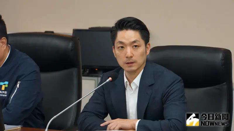 ▲台北市長蔣萬安赴台北市議會民眾黨團，向議員說明市府本會期重大政策、法案、議案及預算。（圖／記者呂炯昌攝，2024.04.24）