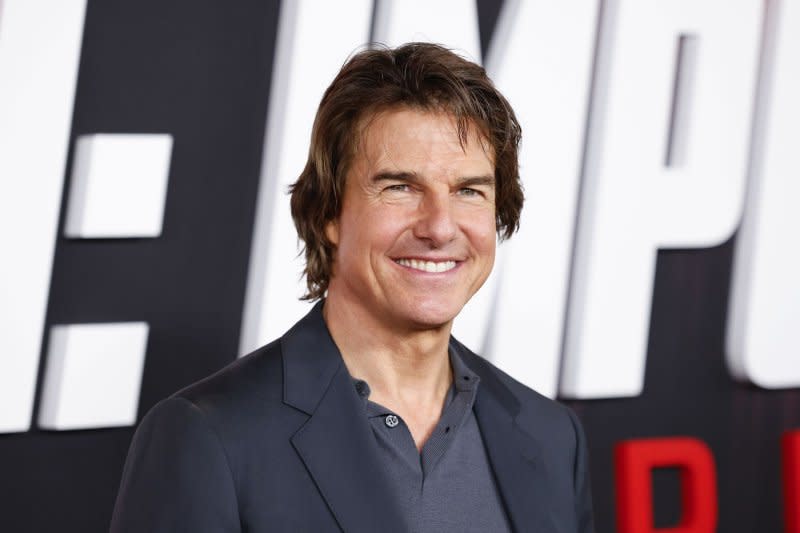 Tom Cruise arrives on the red carpet at the "Mission: Impossible -- Dead Reckoning Part One" premiere at Rose Theater, Jazz at Lincoln Center on Monday July 10 in New York City. The movie will stream on Paramount+ starting on Jan. 25. File Photo by John Angelillo/UPI