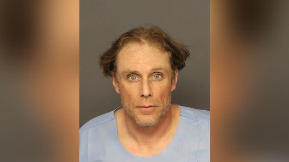 Brandon Olsen, 44, is being held for investigation of robbery, burglary, and arson while the district attorney's office determines the final charges. - Denver Police Department