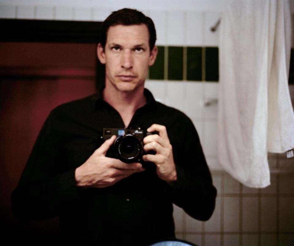 Self-portrait by Tim Hetherington, Libya, April 2011