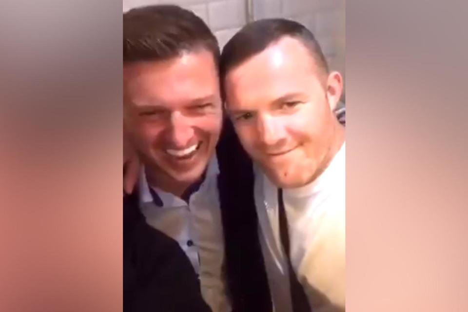 Wayne Rooney 'disappointed' after brother Graham is filmed with his arm around Tommy Robinson