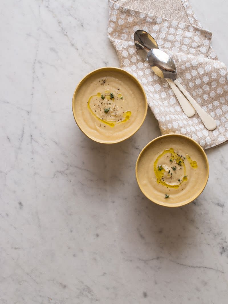 Roasted Cauliflower and Parsnip Soup