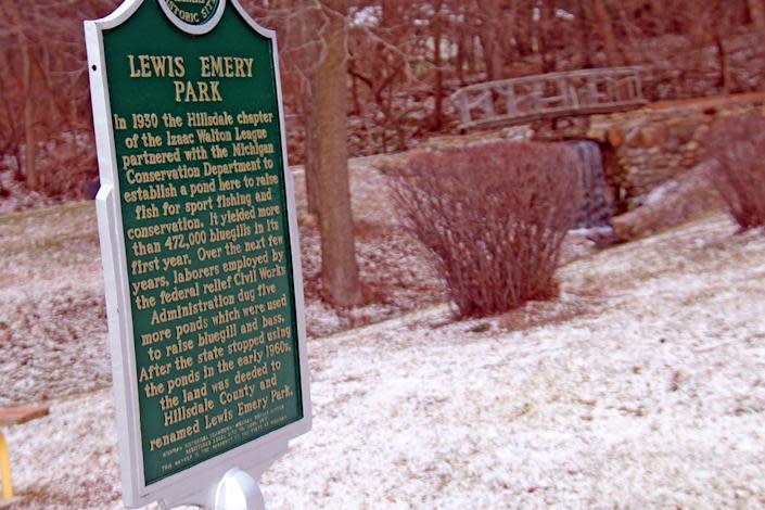 Lewis Emery Park has a rich history as being a Civil War muster site of the 18th Michigan Infantry before it became a fishery in 1930 and ultimately a county park in the 1960s.