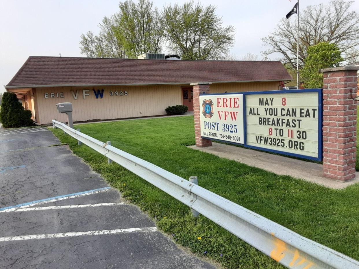 Shown is the post home of Erie Post 3925, Veterans of Foreign Wars and its Auxiliary.