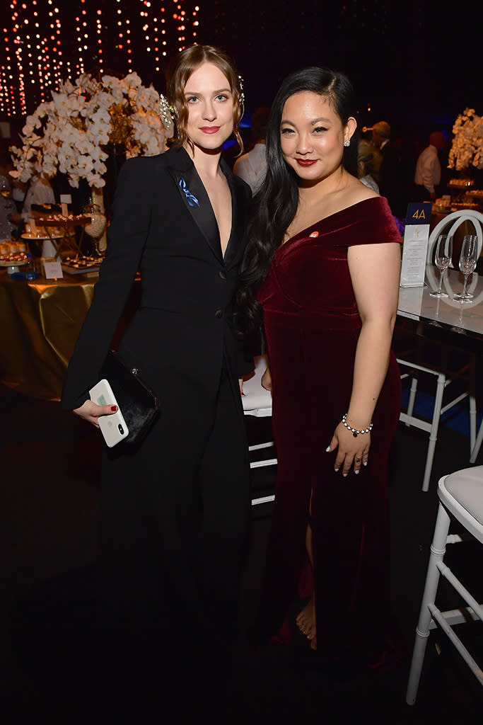 Evan Rachel Wood and Amanda Nguyen