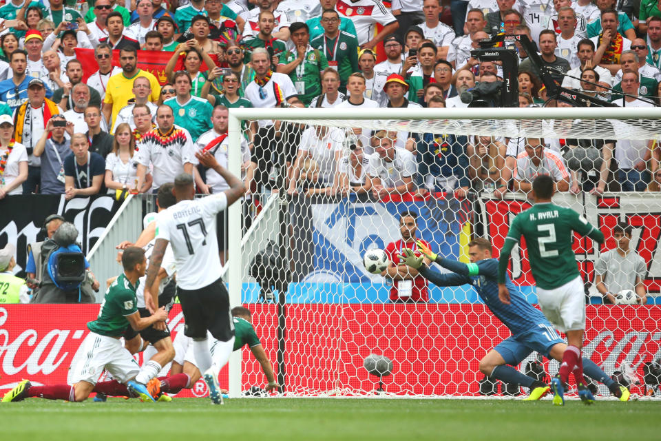 Manuel Neuer musste gegen Mexiko mehrere Male eingreifen.