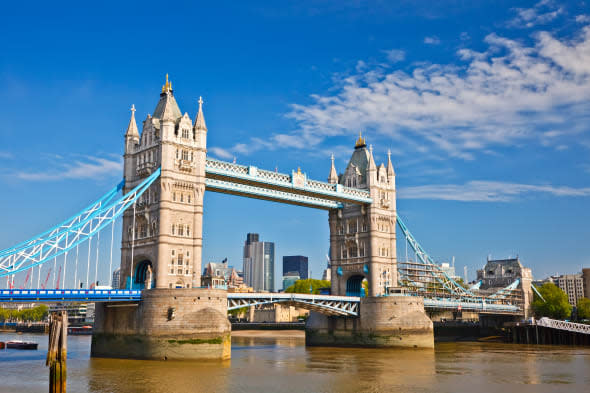 Tower Bridge in London, UK