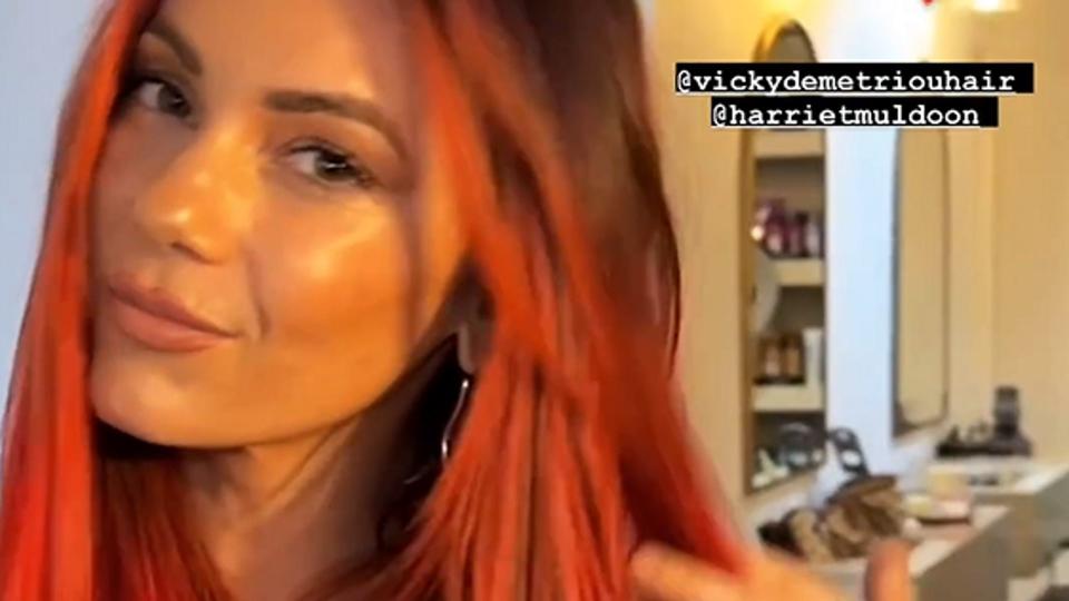 Dianne showed off her gorgeous new look on Instragram