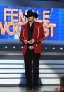 <p>Imitation isn't always the sincerest form of flattery. Before Ashton Kutcher presented the Female Vocalist of the Year trophy to Miranda Lambert in 2013, he took to the stage in a ten-gallon hat and cowboy clothing to <a href="https://www.youtube.com/watch?v=_dNbjQqlojw" rel="nofollow noopener" target="_blank" data-ylk="slk:sing a cringeworthy version;elm:context_link;itc:0;sec:content-canvas" class="link ">sing a cringeworthy version</a> of "I Cross My Heart" by George Strait. While Miranda was business as usual as she accepted her award, she later <a href="https://twitter.com/mirandalambert/status/187026906061877248" rel="nofollow noopener" target="_blank" data-ylk="slk:took to Twitter,;elm:context_link;itc:0;sec:content-canvas" class="link ">took to Twitter,</a> asking if Ashton was "making fun of country" music during his spiel. Meanwhile, her fellow country star Justin Moore <a href="https://twitter.com/JustinColeMoore/status/186665248101634048" rel="nofollow noopener" target="_blank" data-ylk="slk:had some thoughts;elm:context_link;itc:0;sec:content-canvas" class="link ">had some thoughts</a> of his own about the actor's choice of clothing.</p>