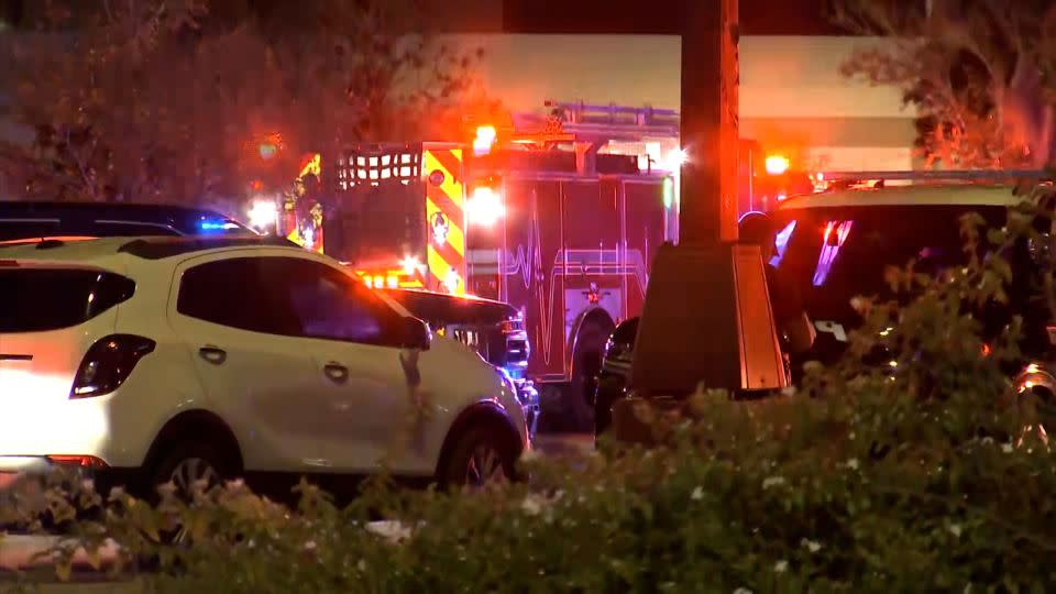 Emergency responders rushed to the scene of a shooting at the Paddock Mall in Ocala, Florida. - WKMG