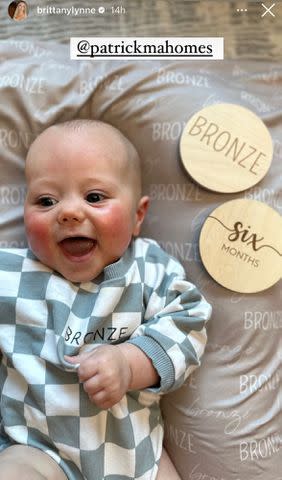 Brittany Mahomes shares sweet photo of 3-month-old son Bronze